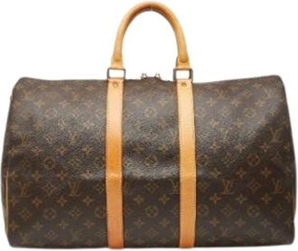Louis Vuitton Pre-owned Weekend Bags, female, Brown, Size: ONE SIZE Pre-owned Weekend Bag