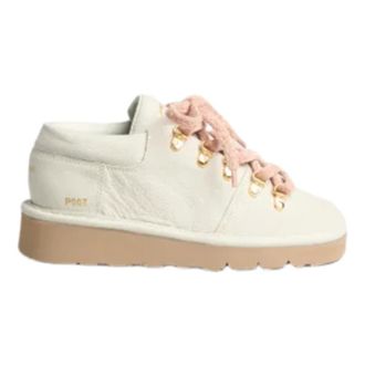 Panchic P007 Veter-enkellaars - Dames - Schoenen - Wit - Maat: 38 EU