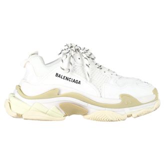 Balenciaga Balenciaga Triple S Sneakers in Witte Polyester