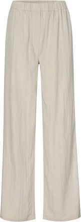 Modstr&ouml;m Dames, Broeken, Beige, Maat: XS Viscose