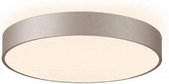 Trade Shop Trade Shop Traesio - Trade Shop - Plafoniera Moderna Tonda Led 65w Cct 3000k 4000k Lampada Soffitto Muro Luce 60cm - Plata