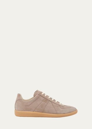 Maison Margiela Mens Replica Suede T-Toe Sneakers