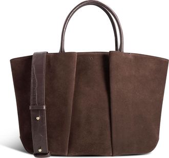 Kaai Mini Horizon Leather Crossbody Bag in Espresso at Nordstrom
