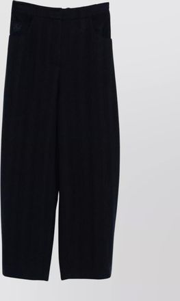Emporio Armani wool trousers with elasticated waistband and pockets