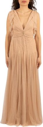 Elisabetta Franchi Mujer, Vestidos, Beige, Talla: M