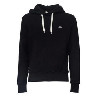 Autry Embroidered Logo Hoodie - male - Autry - Hoodies - Black - XL - Sweatshirts & Hoodies