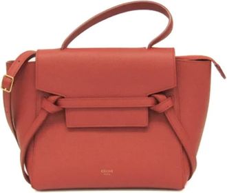 Celine Pre-owned Leather celine-bags - Dames - Vintage Handtas - Rood - ONE Size - Leer - Vintage