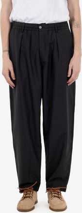 Universal Works Pleated track pant black