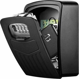 OEM Caja De Seguridad Para Llaves, Grande, Con C&oacute;digo De 4 D&iacute;gitos, Para Montar En La Pared, Ideal Para Interiores, Exteriores, Hogar, Oficina, Garaje, Es