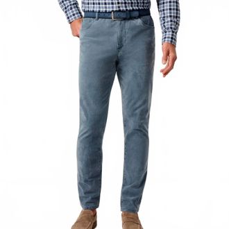 Johnnie-O Hampton Garment-Dyed Corduroy Pant In Indigo