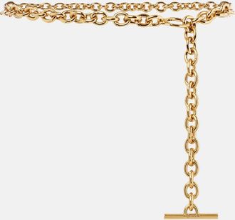 Alexander McQueen T-Bar chain belt