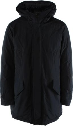Woolrich jas - Heren - Parka Jassen - Blauw - 2XL - Katoen - Jassen