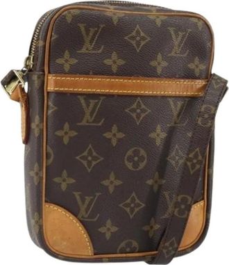 Louis Vuitton Pre-owned Cross Body Bags, female, Brown, Size: ONE SIZE Pre-owned Canvas Cross Body Bag