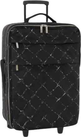 Chanel Pre-owned Weekend Bags, female, Black, Size: ONE SIZE Pre-owned Trunk Weekend Bag