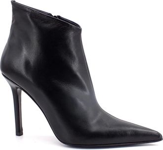 Eddy Daniele Heeled Boot - Dames - Laarzen met Hak - Zwart - 35 EU - Leer - Schoenen