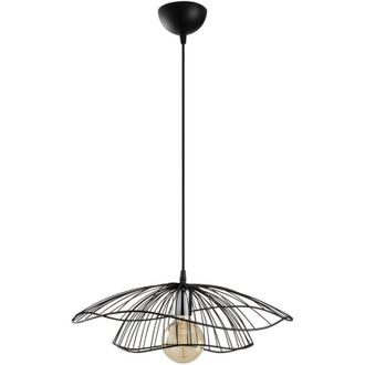 Toilinux L&aacute;mpara Colgante De Alambre De Metal D50 Cm - Fleur