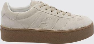 Hogan Sneakers Cool in pelle scamosciata con suola platform e logo H