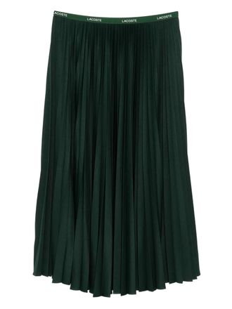 Lacoste Plooirok met logoband - Groen