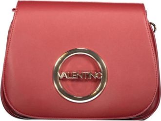Valentino Tassen, Dames, Rood, ONE Size, Circle Logo Crossbody Vb 2345