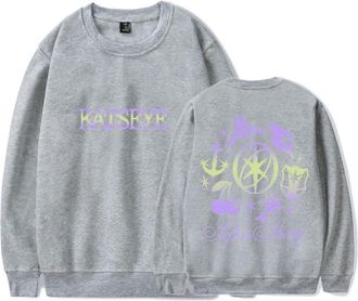 Generic Katseye Merch Soft Is Strong Katseye Touch Sweatshirt Crewneck Long Sleeve Sweatshirt Men/women Pullover (4,S)
