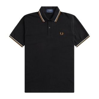 Fred Perry Hombre, Camisetas, Negro, Talla: XS