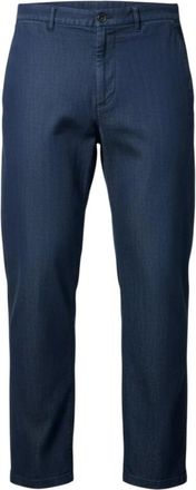 Aspesi Lyocell Linnen Katoenen Broek - Heren - Slim Fit Broeken - Blauw - 3XL - Katoen - Broeken