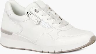 Gabor Womens Flower Womens Trainer - White - Size: 7.5