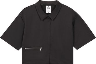 Nike (WMNS) Nike Sportswear Dri-FIT Tech Pack Woven Polo Black DV8241-010