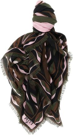 Pucci Foulard in Seta Stampato - - Accessories - Donna - Multicolore - ONE SIZE