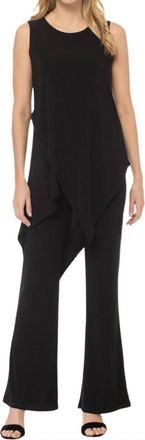 Joseph Ribkoff Sleeveless Jumpsuit In Black