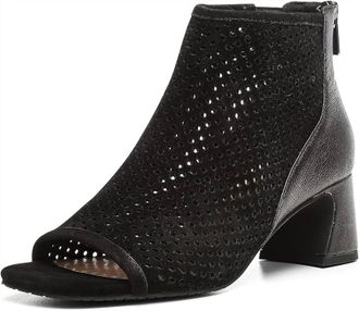 NYDJ Womens Gabbe Fashion Boot In Black Calf Suede