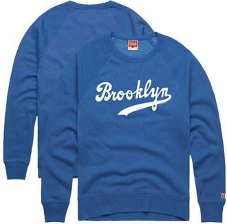 Homage Mens Homage Royal Brooklyn Dodgers Retro Tri-Blend Pullover Sweatshirt at Nordstrom, Size Xx-Large