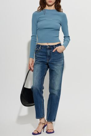 Alexander Wang Fitted Top, Womens, Blue