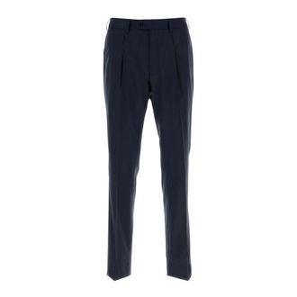 Brioni Heren, Broeken, Blauw, Maat: L Wol