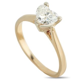Luxury Bazaar 14K Yellow Gold 0.83ct Diamond Ring MF21-050526