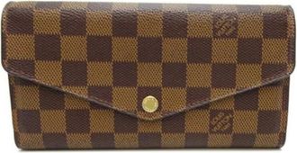 Louis Vuitton Pre-owned Wallets, female, Brown, Size: ONE SIZE Pre-owned Canvas Wallet
