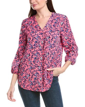 Jones New York V-Neck Tunic Blouse