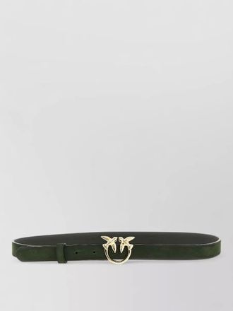 Pinko calfskin leather love berry belt