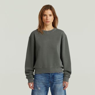 G-Star Washed Relaxed Sweater - Grijs - Dames