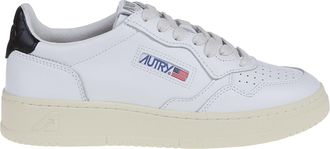 Autry Medalist Low White Leather Sneakers