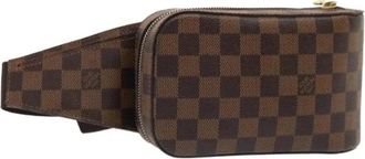 Louis Vuitton Pre-owned Belt Bags, female, Brown, Size: ONE SIZE Pre-owned Damier Ebene Shoulder Bag