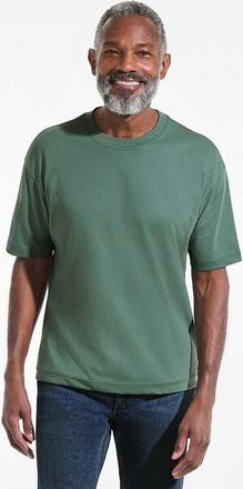 Lands End Short Sleeve Super-T Crew Relaxed Fit Tee in Eucalyptus at Nordstrom, Size Xx-Large