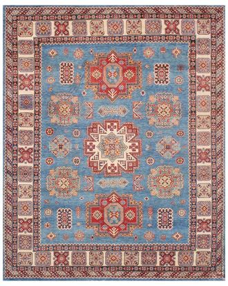 Pasargad Home Tribal Hand-Knotted Wool Area Rug