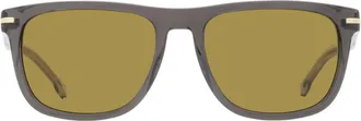 HUGO BOSS Classic Rectangular Sunglasses - Gray