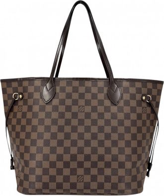 Louis Vuitton Brown Damier Canvas Handbag Tote Bag (Pre-Owned)