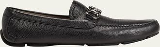 Ferragamo Mens Parigi Gancini Leather Drivers