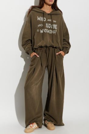 R13 Oversize Hoodie, Womens, Green