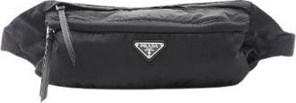 Prada Pre-owned Belt Bags, female, Black, Size: ONE SIZE Pre-owned Nylon Belt Bag