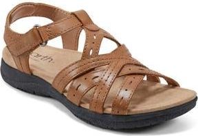 Earth Sellie Strappy Sandal Women) in Brown at Nordstrom Rack, Size 6.5