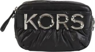 Michael Kors Crossbodytas met logodetail - Dames - Schoudertassen - Zwart - ONE Size - Tassen